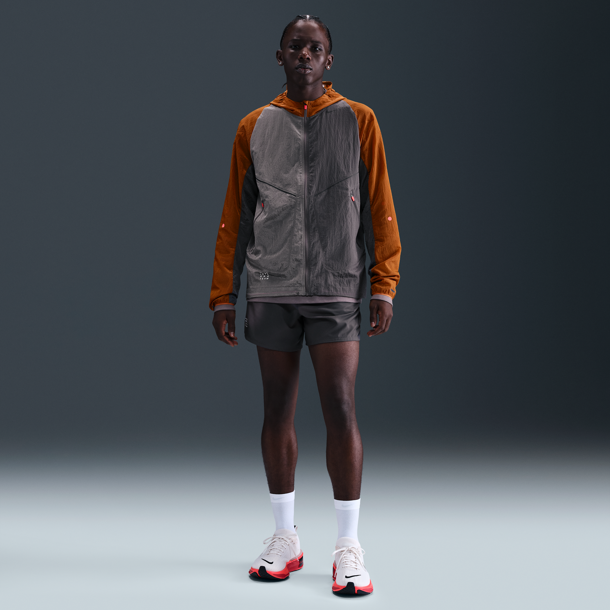 Nike Second Sunrise Dri-FIT ADV hardloopshorts met binnenbroek voor heren (13 cm) - Grijs