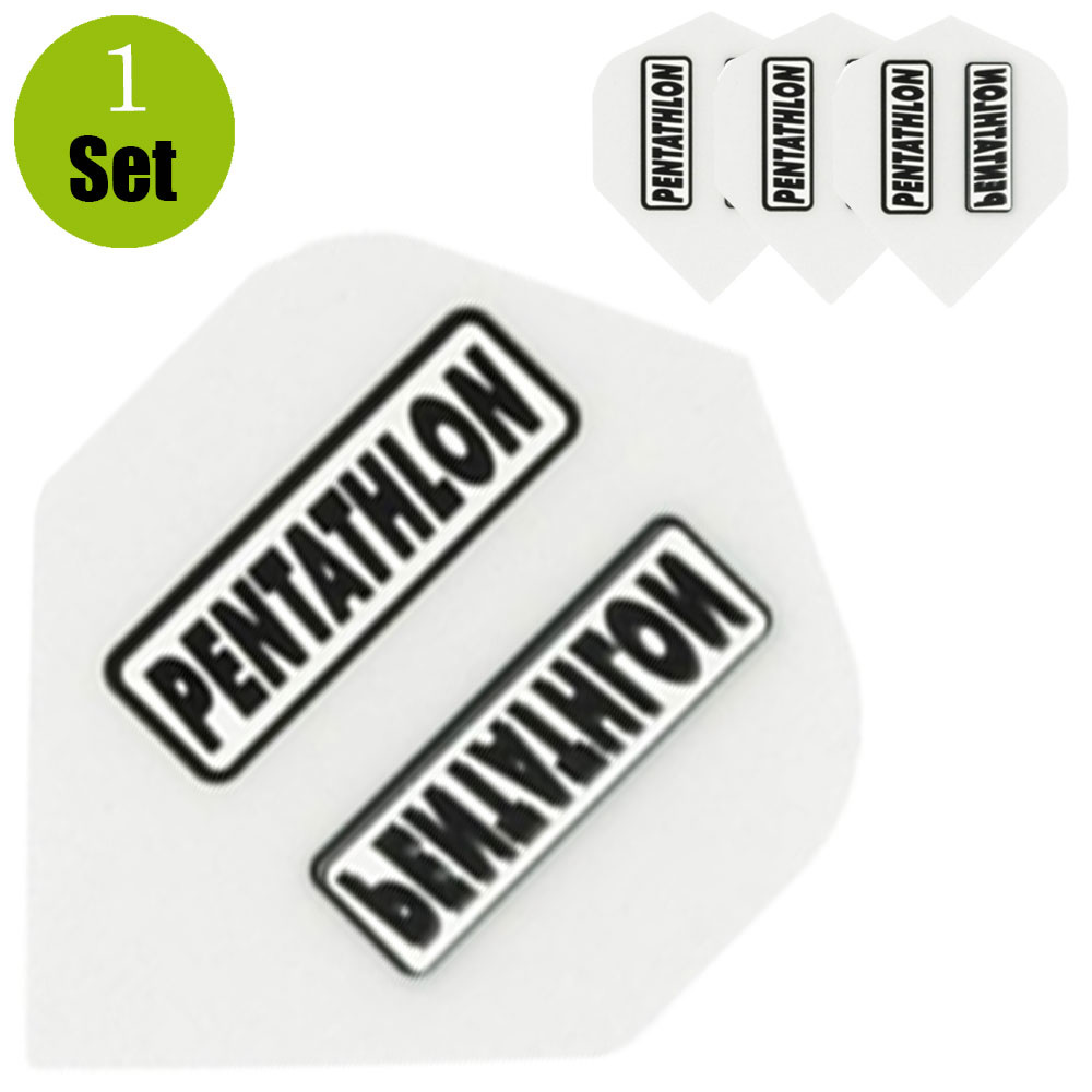 Pentathlon Dartflights - Wit