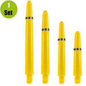 Lena Nylon Dartshafts + Ring - Geel