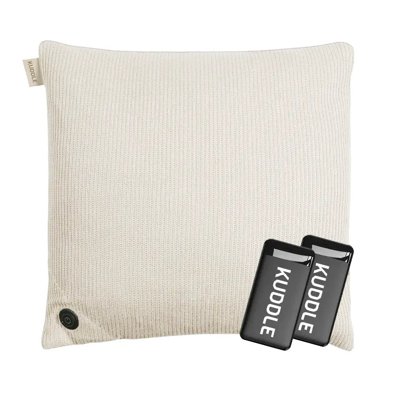 Kuddle Warmtekussen - 45x45cm Off White - 2 Powerbanks