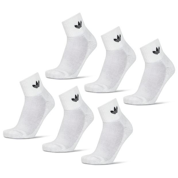 Adidas Originals Sportsokken 1/4 SOCKS 6P Enkelhoge sokken in trefoil stijl, 6-pack (6 paar)