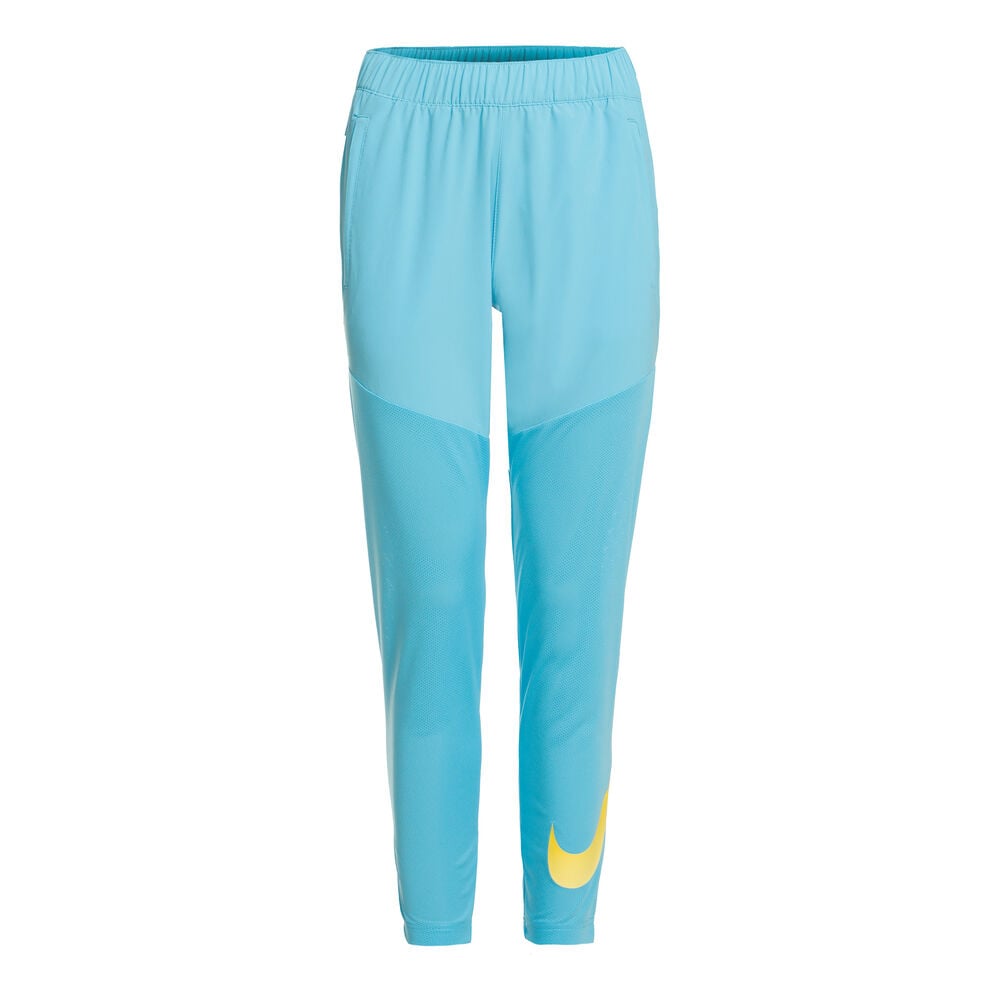 Nike Dri-Fit Swoosh Run Hardloopbroek Dames-Blauw,Grijs