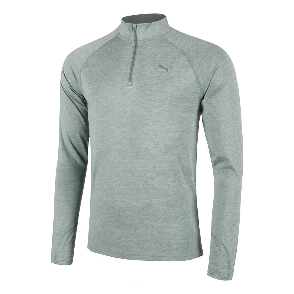 Puma Velocity Cloudspun 1/4 Zip Hardloopshirt Heren-Groen