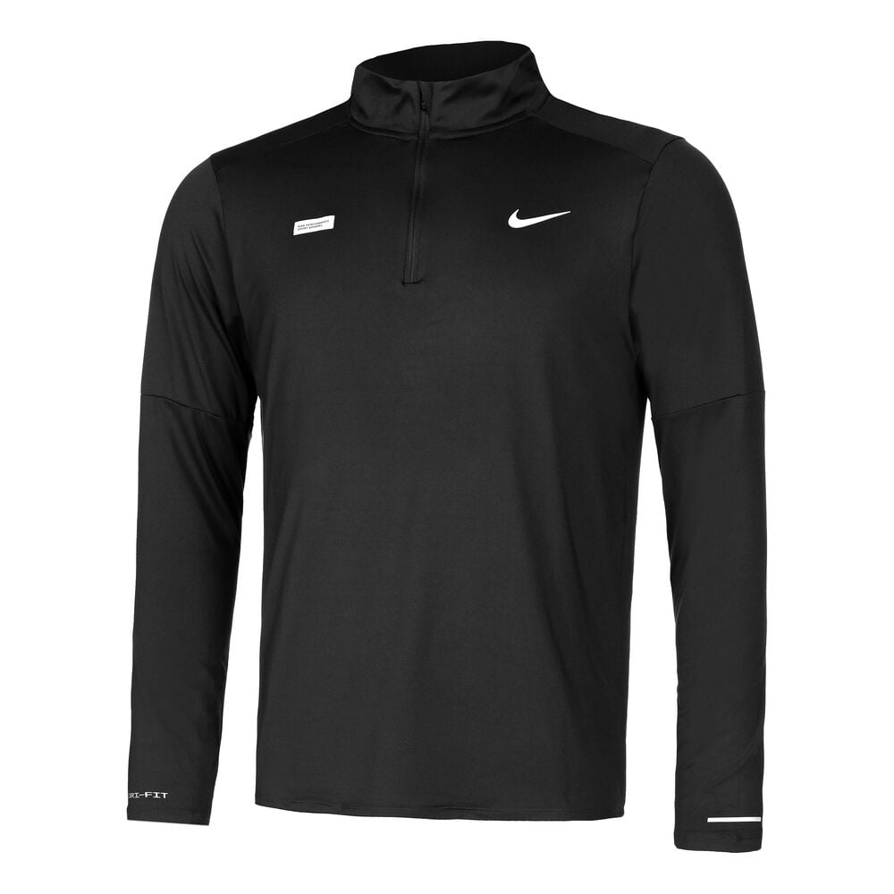 Nike Dri-Fit Dri-FIT Element Flash Half-Zip Hardloopshirt Heren-Zwart,Zilver
