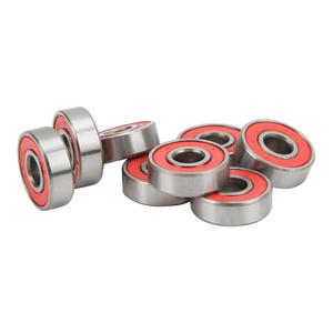 Vestidos 8 stuks 608RS ABEC 9 Kogellagers Koolstofstaal Afgedicht Skateboard Lagers 8x22x7mm voor Rolschaatsen