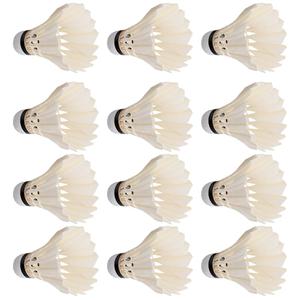 Fishine 12 STUKS Eendenveren Badmintonballen Shuttlecocks Buiten Binnen Training Sport Oefening