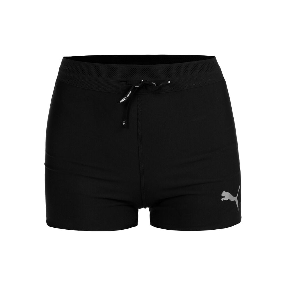 Puma Raceday Ultraform 3in Short Tight Hardlooplegging Dames-Zwart