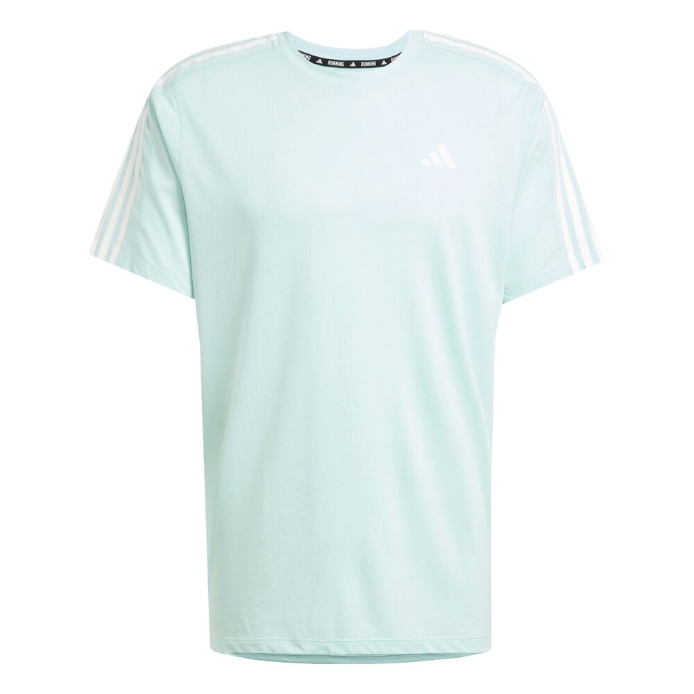 Adidas Own The Run 3S Hardloopshirt Heren-Groen
