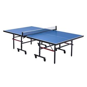 VEVOR Pingpongtafel, professioneel tafeltennisspel, draagbare MDF-tafeltennistafel voor binnengebruik, opvouwbare pingpongtafel met snelklemnet en vergrendelbare wielen, eenvoudige montage in 10 minut
