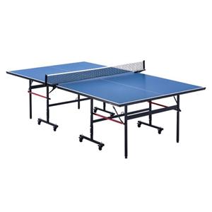 VEVOR Pingpongtafel, professioneel tafeltennisspel, draagbare MDF-tafeltennistafel voor binnengebruik, opvouwbare pingpongtafel met snelklemnet en vergrendelbare wielen, eenvoudige montage in 10 minut