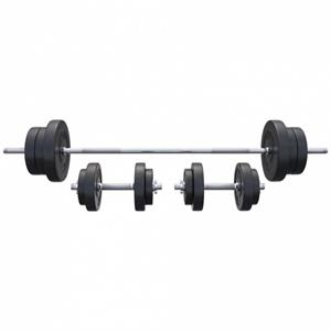 Gorilla Sports 70 kg Halterset Kunststof