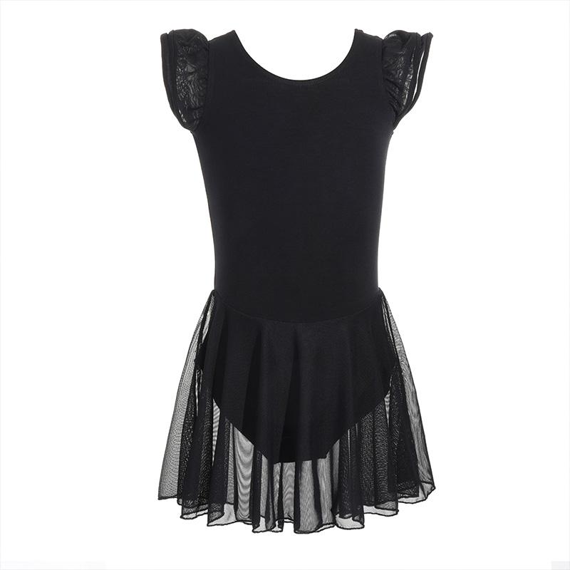 Love dance,love life Balletjurken Meisjes Korte Mouw Tutu Rok Balletkleding Gymnastiek Dansjurk Balletpak Kinderen Ballet Y19 130