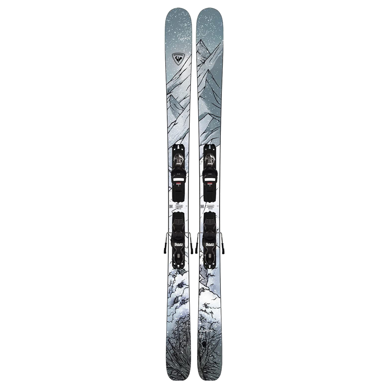 Rossignol Blackkops 92 + Express 11 GW B83 Freestyle Ski 166