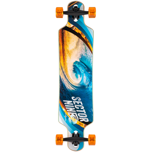Sector 9 Meridian Swirl 40.0&rdquo; Complete Longboard