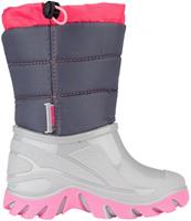 Winter-Grip Schneestiefel Jelly Walker Mädchen Grau/rosa Mt 34-35