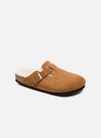 Birkenstock Women's Boston Slim Fit Shearling Mules - Mink - UK 4.5