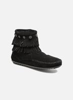 Minnetonka  Damenstiefel DOUBLE FRINGE SIDE ZIP BOOT