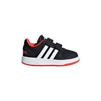 Baby Sneakers Low HOOPS 2.0 CMF  schwarz/rot 