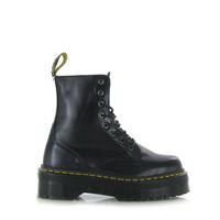 Dr Martens Dames Laars Jadon Black Polished Smooth Boots Zwart