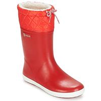 Aigle - Giboulee Stiefel rot/weiß Gr. 34 - Rot