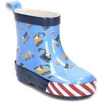 Playshoes Rubberen laars halve voorraad bouwplaats blauw - Blauw - - Jongen