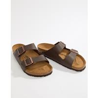 Birkenstock - Arizona Birko-flor - Donkerbruine sandalen - Bruin