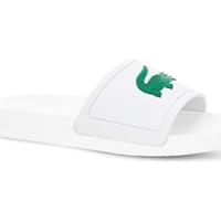 LACOSTE Schuhe Croco SLIDE 119 1 Badelatschen weiß Damen 