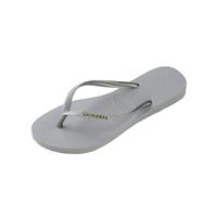 Teenslipper  zilverkleur