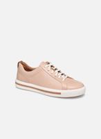 Clarks Un Maui Kant Blush Leren Sneakers
