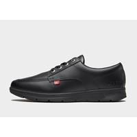 Kickers Kelland Lace Lo Zwart Leren Schoenen