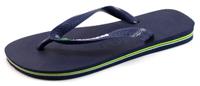 Stoute-schoenen.nl Havaianas Brasil Logo slippers Blauw HAV51