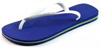 Stoute-schoenen.nl Havaianas Brasil Logo slippers Blauw HAV52