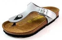 Stoute-schoenen.nl Birkenstock kinderslippers Gizeh online Zilver BIR01