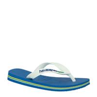 Havaianas Kinder Zehentrenner BRASIL LOGO blau 