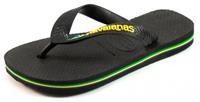 Stoute-schoenen.nl Havaianas slippers Kids Brasil logo Zwart HAV10