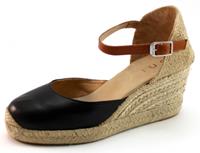 Stoute-schoenen.nl Unisa espadrilles Caceres Zwart UNI29