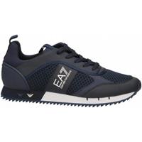 Lage Sneakers Emporio Armani EA7 BLACK WHITE LACES U