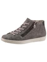 Rieker Plateausneakers met decoratieve rits, vrijetijdsschoen, lage schoen, veterschoen