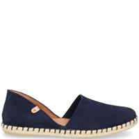 Verbenas Veloursleder Espadrille blau