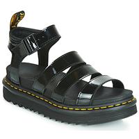 drmartens Dames leren sleehak sandalen Dr Martens Blaire