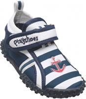 Playshoes Baby Aquaschuhe mit UV-Schutz MARITIM blau/weiß Gr. 18/19