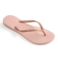 Havaianas Kids Slim teenslippers roségoud Meisjes Rubber - 