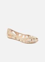 Jonak Deray ballerina van leer met metallic finish