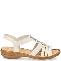 Damen Rieker Komfort Sandalen beige