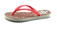 Stoute-schoenen.nl Havaianas slippers Slim Animals Kids Beige / Khaki HAV09