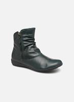 Seibel Ankle Boots, Leder, Raffung, Reißverschluss für Damen, petrol