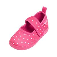 Playshoes Hausschuh Punkte pink