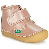 Leren babylaarsjes Sabio 584344-10 KICKERS eerste stapjes rozen