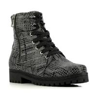 Waldläufer Stiefelette, schwarz