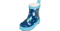 Playshoes Rubberen laars halve voorraad sterren blauw